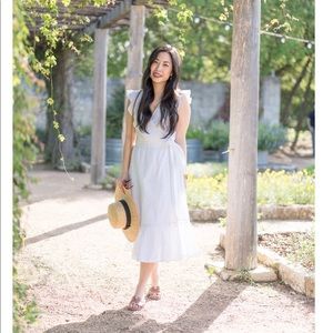 Cute J. Crew white eyelet wrap dress!